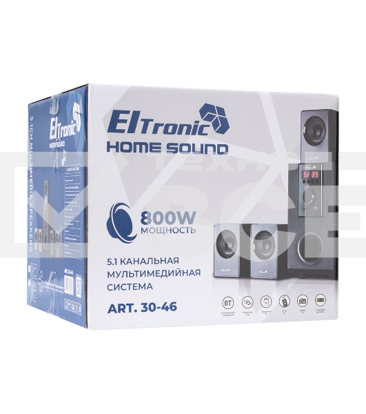 Акустическая система ELTRONIC (30-46) HOME SOUND черный