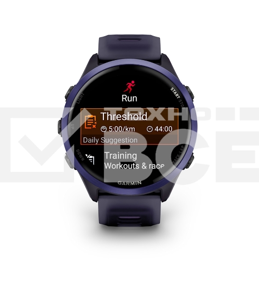 Смарт-часы Garmin Forerunner 570 фиолетовый, фиолетовый безель, фиолетовый ремешок 47мм