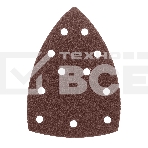 Треугольник абразивный Denzel на ворc. подложке под 