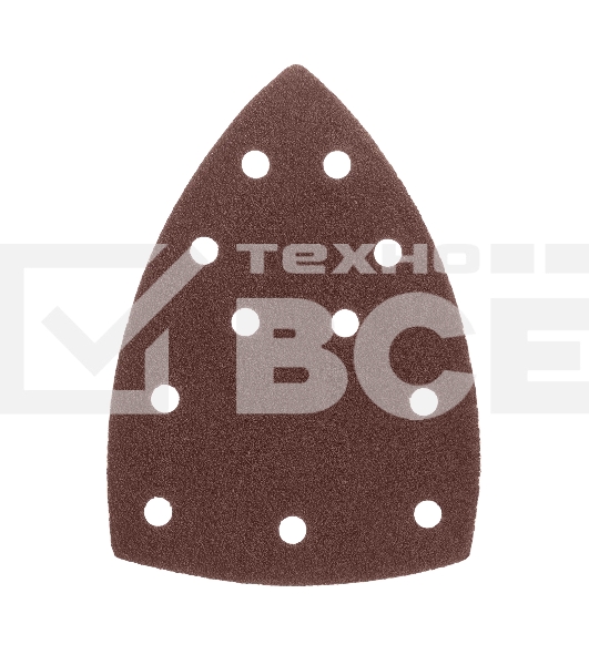 Треугольник абразивный Denzel на ворc. подложке под 