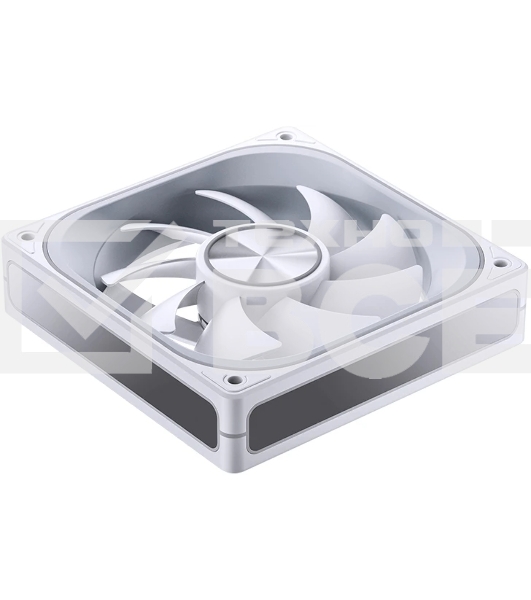 Вентилятор для корпуса JONSBO ZA-120WR Reverse (120x120x28мм, 4-pin PWM, ARGb, 62.4CFM, 37.3dBA, 2400RPM, белый)