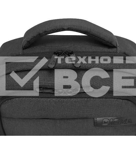 Рюкзак для ноутбука 15.6' Digma Business B1 черный полиэстер (DGbP15B1BK)