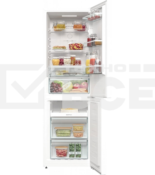 Холодильник Gorenje NRKP61EA2W4 белый двухкамерный 203/99л морозилка снизу, No Frost