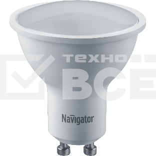 Лампа светодиодная Navigator NLL-PAR16-7-230-4K-GU10 7Вт 4000К белый GU10 500лм 170-260В
