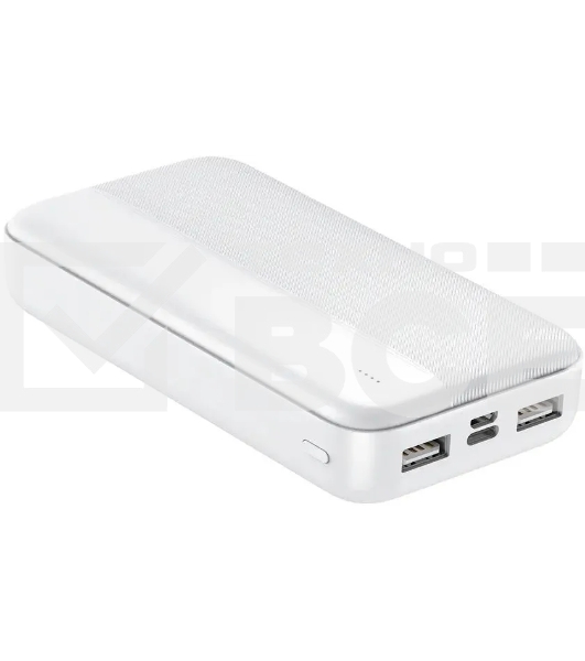 Мобильный аккумулятор TFN Solid PB-282 20000mAh 11W 2.1A 2xUSB-A белый (TFN-PB-282-WH)