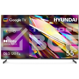 Телевизор Hyundai 55' H-LED55BU7011 черный LED 4K UHD 60Hz Smart TV 2GB/16GB