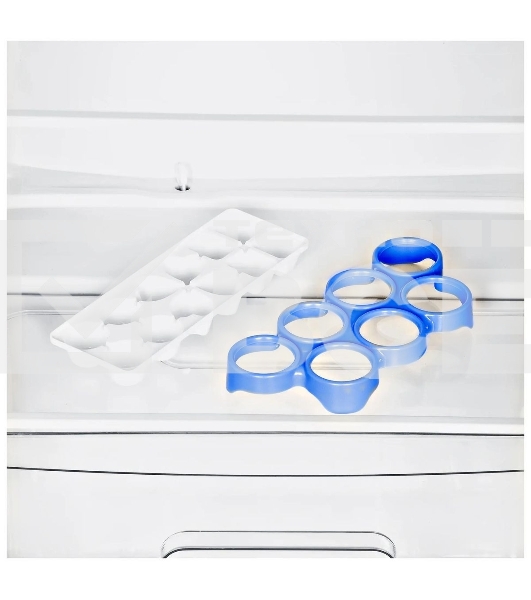 Холодильник Hyundai CT1551WT белый двухкамерный 98/33л морозилка сверху