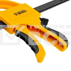 Струбцина Denzel F-образная, быстрозаж., 6'x 2 3/4', 150х70мм, пласт.корпус,фиксатор,двухк. рук-ка, фото4