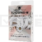 Вентилятор для корпуса Thermalright TL-C12 PRO-W белый, 120 мм, 1850 об/мин, 29.6 дБ, 4 pin, фото2