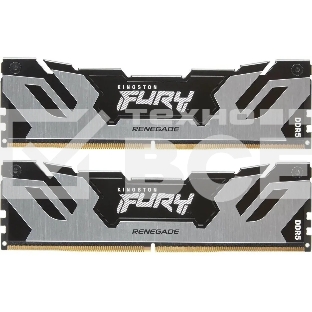Оперативная память Kingston Fury Renegade, DDR5, 32GB (2x16GB), 8000MHz, CL38, с радиаторами, серебристый/черный