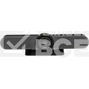 Веб-камера Logitech MeetUp, 8Mpix (3840x2160), USB3.0 с микрофоном, черный