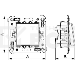 Переключатель одноклавишный в стену DKC 4400113 
