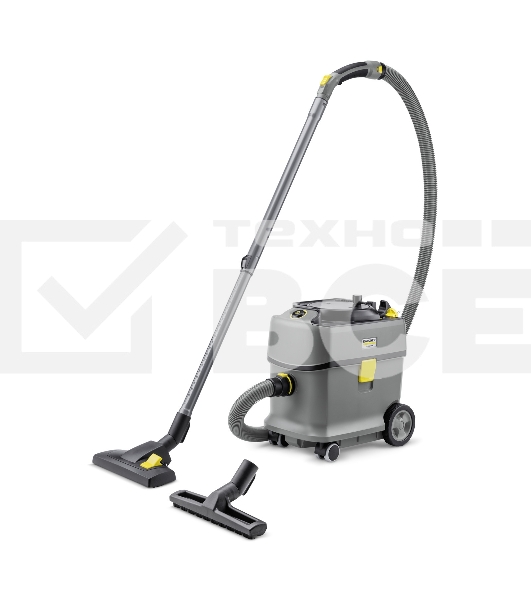 Пылесос Karcher T 15/1 Adv серый/черный, 585 Вт, уборка сухая, пылесборник мешок/контейнер, 15 л