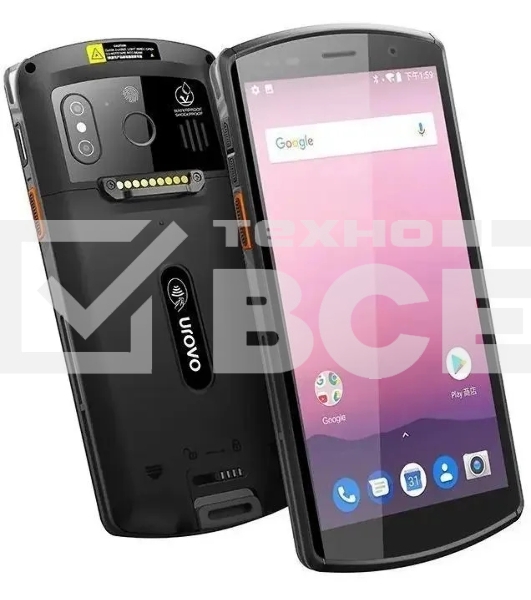Терминал сбора данных Urovo DT50 (DT50-SU3S11E4F31-M) 2D Image Urovo SE2030, 4/64 ГБ, Android 11, USB, Bluetooth, WiFi, NFC, USB Type-C, MicroSD, Аудио выход, Вход микрофона, SIM, 2G, 3G, 4G, 5.7 