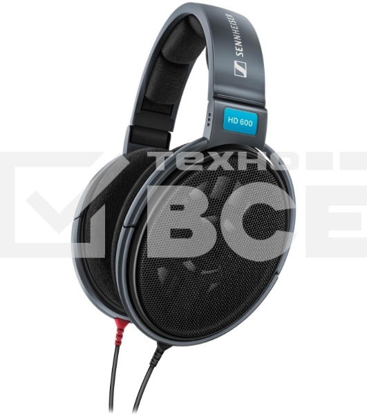 Наушники SENNHEISER HD 600 {Наушники накладные открытые 12-39000Гц 3м gold 3.5мм 97дБ}