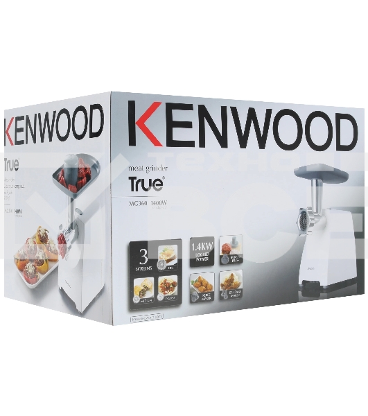 Мясорубка Kenwood MG 360 белый, 1400 Вт