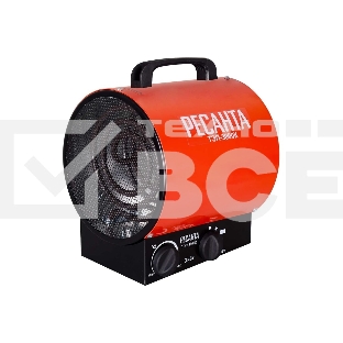 Тепловая пушка электрическая Ресанта ТЭП-3000К 3000Вт красный