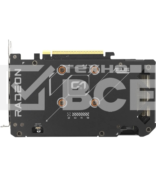 Видеокарта Asus PCI-E 5.0 DUAL-RX9060XT-16G AMD Radeon RX 9060XT 16Gb 128bit GDDR6 2550/20000 HDMIx1 DPx2 HDCP Ret