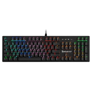 Клавиатура проводная A4 Bloody B820R Blue S механическая черный USB LED