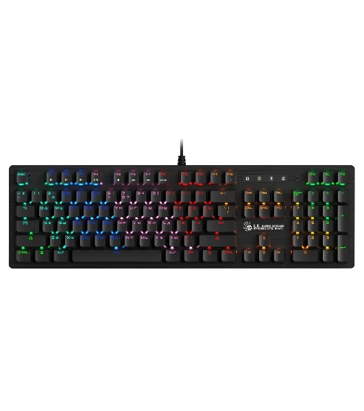 Клавиатура проводная A4 Bloody B820R Blue S механическая черный USB LED