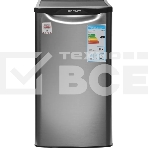 Холодильник Kraft BR 95I серебристый однокамерный 82/8л морозилка сверху, фото 1