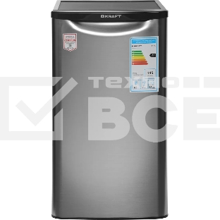 Холодильник Kraft BR 95I серебристый однокамерный 82/8л морозилка сверху
