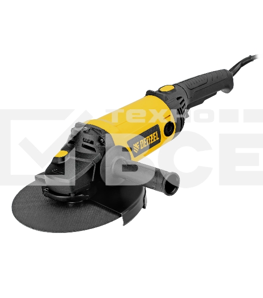 Машина шлифовальная угловая Denzel AGL230-2600, 2600 Вт, 230 мм, 6600 об/мин
