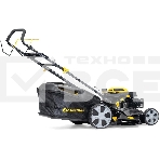 Газонокосилка Champion LM4627 (2,6кВт привод травосб.60л. шир.460мм 25-75мм 31,6кг 3в1)(Газонокосилка самоходная, Объем двигателя 139 см3, вес без травосборника 31,6 кг, Объем топливного бака 1,0 л, Мощность 2,6/3,5 кВт/л.с., объем травосборника 60 л, ширина среза 460 мм, высота среза 25-70 мм.), фото6