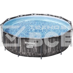 Бассейн каркасный BESTWAY Steel Pro, 427 х 107 см, фильтр-насос, лестница, тент, 5614Z