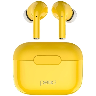 Беспроводные наушники PERO TWS06 COMFORT Yellow