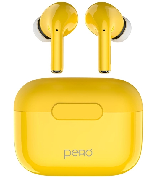 Беспроводные наушники PERO TWS06 COMFORT Yellow