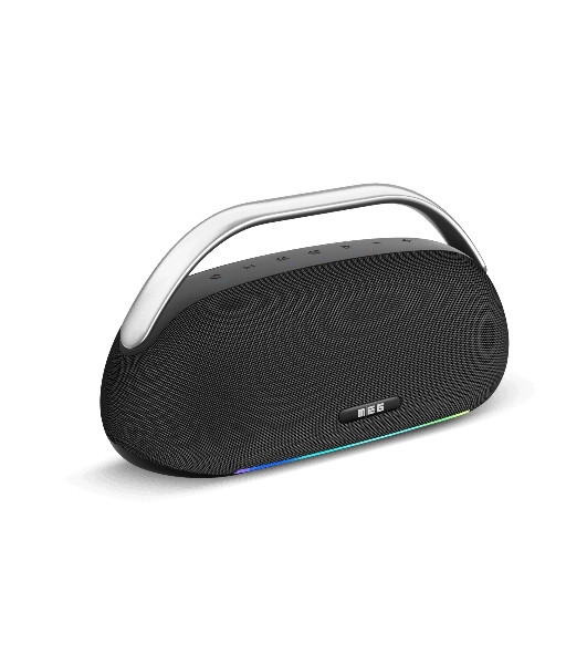 Портативная колонка MEG SSA062BL, 60Вт, Bluetooth 5.3, караоке, сабвуфер, время работы 16ч, черная