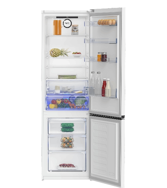 Холодильник Beko B3RCNK405HDW белый двухкамерный морозилка снизу, No Frost
