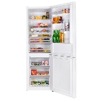Холодильник Maunfeld MFF185NFW Matt Inverter белый двухкамерный 240/100 л морозилка снизу, No Frost, фото2