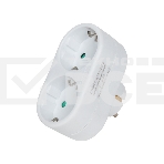 Бытовые удлинители С/АДАПТЕР СТАРТ SA1/2-ZD 2 роз., фото 1