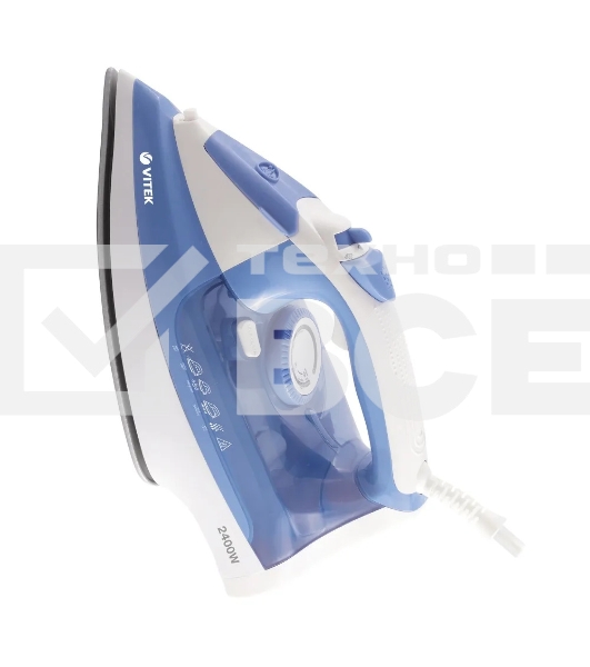 Утюг Vitek VT-8330 белый/голубой