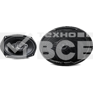 Колонки автомобильные Kenwood KFC-PS6986 600Вт 88дБ 4Ом 15x23см (6x9дюйм) (ком.:2кол.) коаксиальные четырехполосные