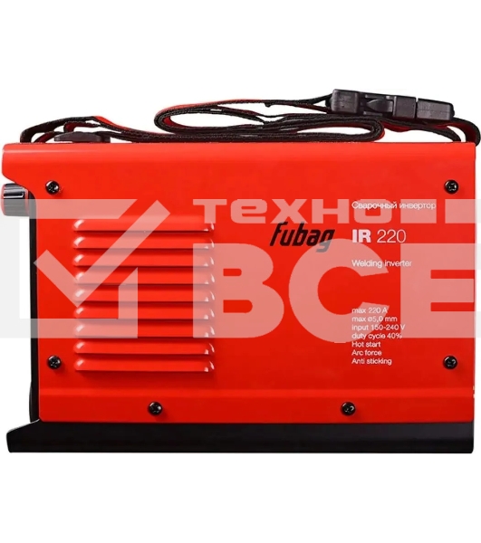 Сварочный аппарат Fubag IR 220 инвертор ММА 8.1кВт