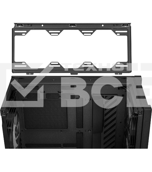 Компьютерный корпус ASUS TUF GAMING GT302 TG ARGb черный (90DC00I0-B19000) GT302/ARGb FANS/BLK