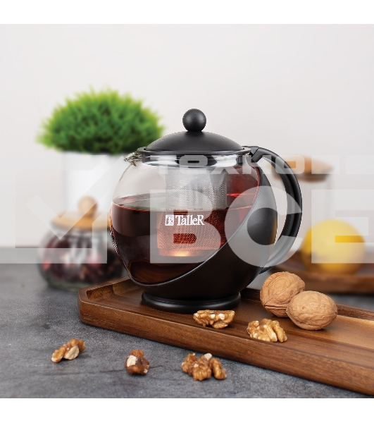 Чайник заварочный Taller TR-31349 1.25 л, черный