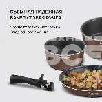 Набор посуды Rondell Kortado7 предм. (сковорода 26х5,5, сковорода 28х5,5, ковш 16х8, кастрюля 20х9,5, съемная ручка, фото4