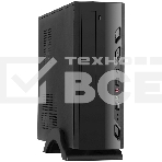 Компьютерный корпус ExeGate EX268693RUS Компьютерный корпус MiniITX ExeGate MI-208 Black, miniITX/mATX, (M300, 80мм), 2хUSB, Audio, фото 1