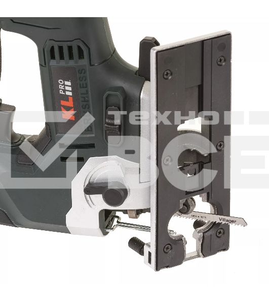 Лобзик электрический профессиональный бесщеточный KLPRO KLDT18B-20 (18В, Li-ion-2шт, 2.0А·ч, патрубок для пылесоса, полотна (дерево/металл, З/У, кейс)