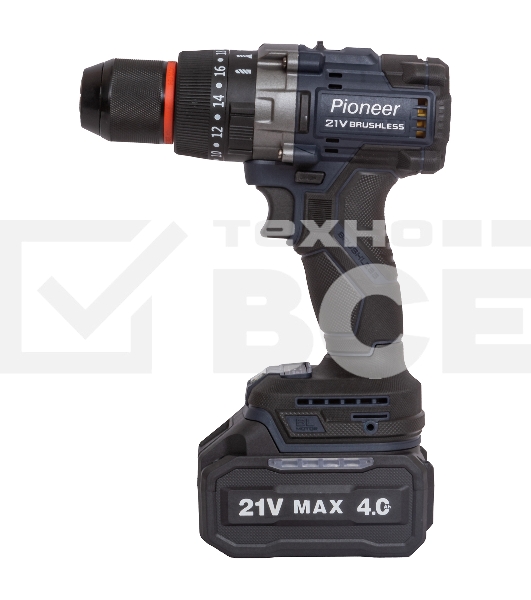 Дрель-шуруповерт аккумуляторная Pioneer CID-E2002BL-01