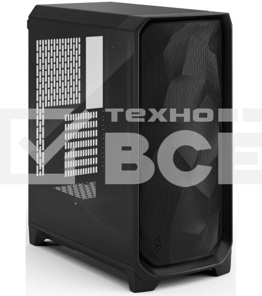 Компьютерный корпус без блока питания Case Fractal Design Meshify 3 TG Light Tint, Midi-Tower, 3x140мм, 2xUSB-A 3.2 + 1xUSB 3.2 Type-C E-ATX, ATX, mATX, mITX, черный