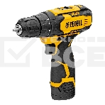 Дрель-шуруповерт Denzel CDQ-12, Аккумуляторная, 12В, 2 АКБ, Кейс, фото2