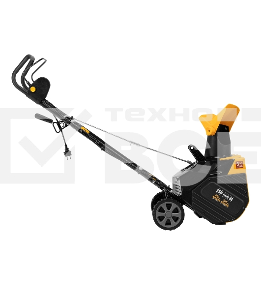 Электрическая снегоуборочная машина Denzel ESB-460-M, 1.8 кВт, металлический шнек, LED фара