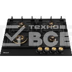 Газовая варочная панель Weissgauff HGG 641 BV Volcano Burner Nano Matt Glass, фото2