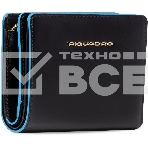 Кошелек женский Piquadro Blue Square PD6660B2R/N черный натур.кожа, фото3