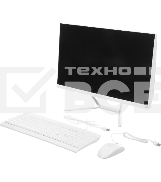 Моноблок Teclast K24 Air 23.8' Full HD i5 12600H (2.7) 16Gb SSD 512Gb Iris Xe Windows 11 Pro GbitEth WiFi BT 120W клавиатура мышь белый 1920x1080